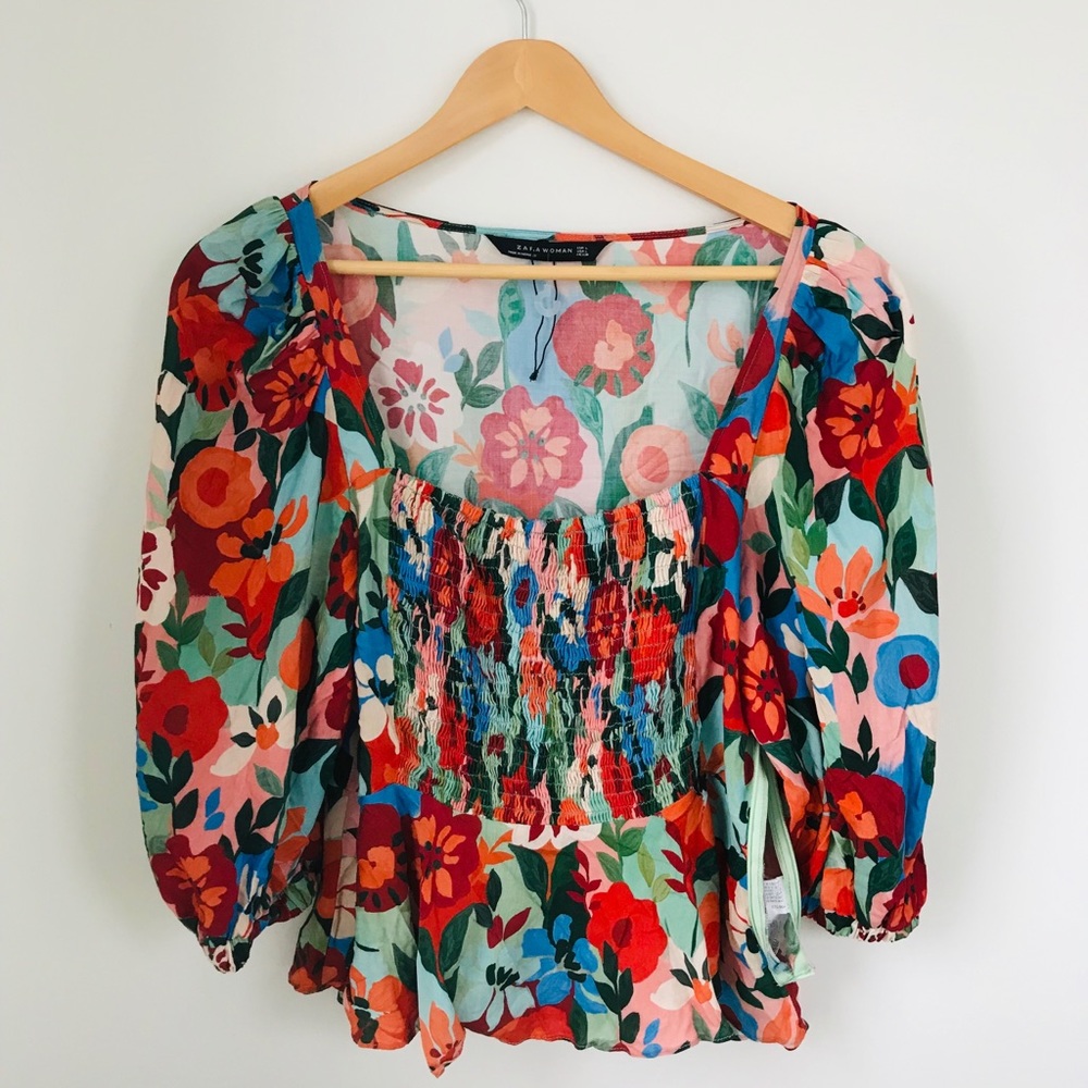 ZARA Floral Top